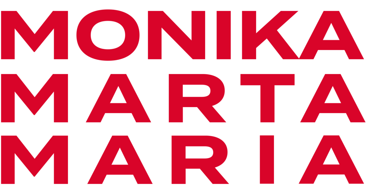 monikamartamaria TEXT red letters